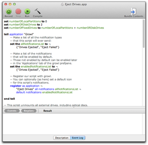 AppleScript editor